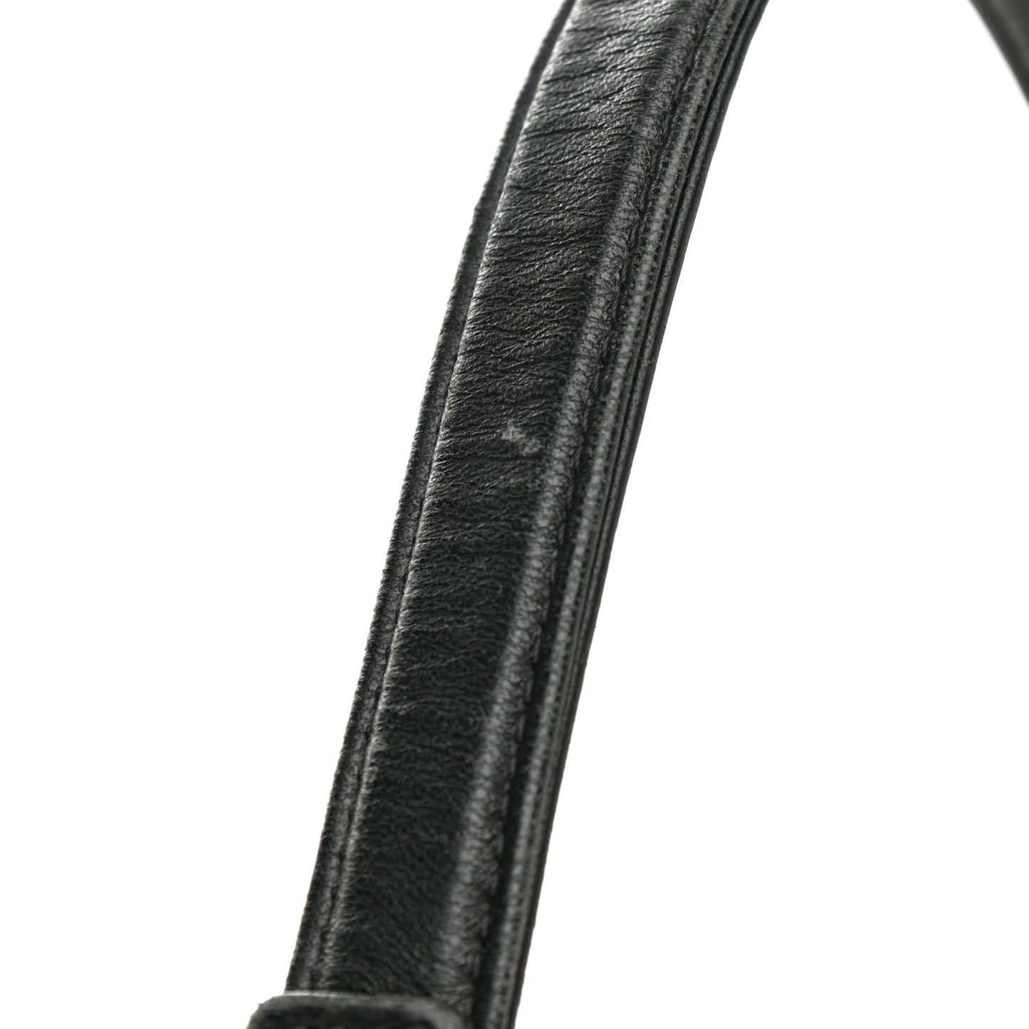 Lambskin Quilted CC Chain Bucket Bag Black