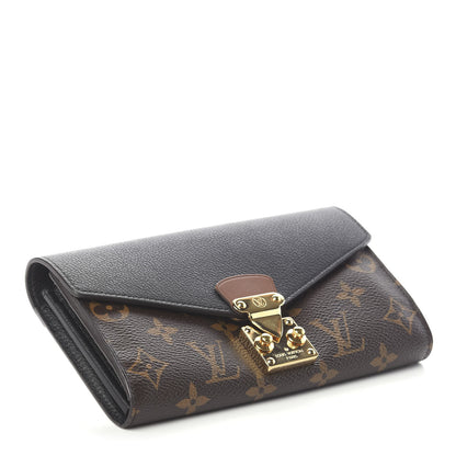 Louis Vuitton Monogram Pallas Wallet Black 3 of 5