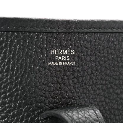 Hermes Taurillon Clemence Evelyne III PM Black 6 of 11