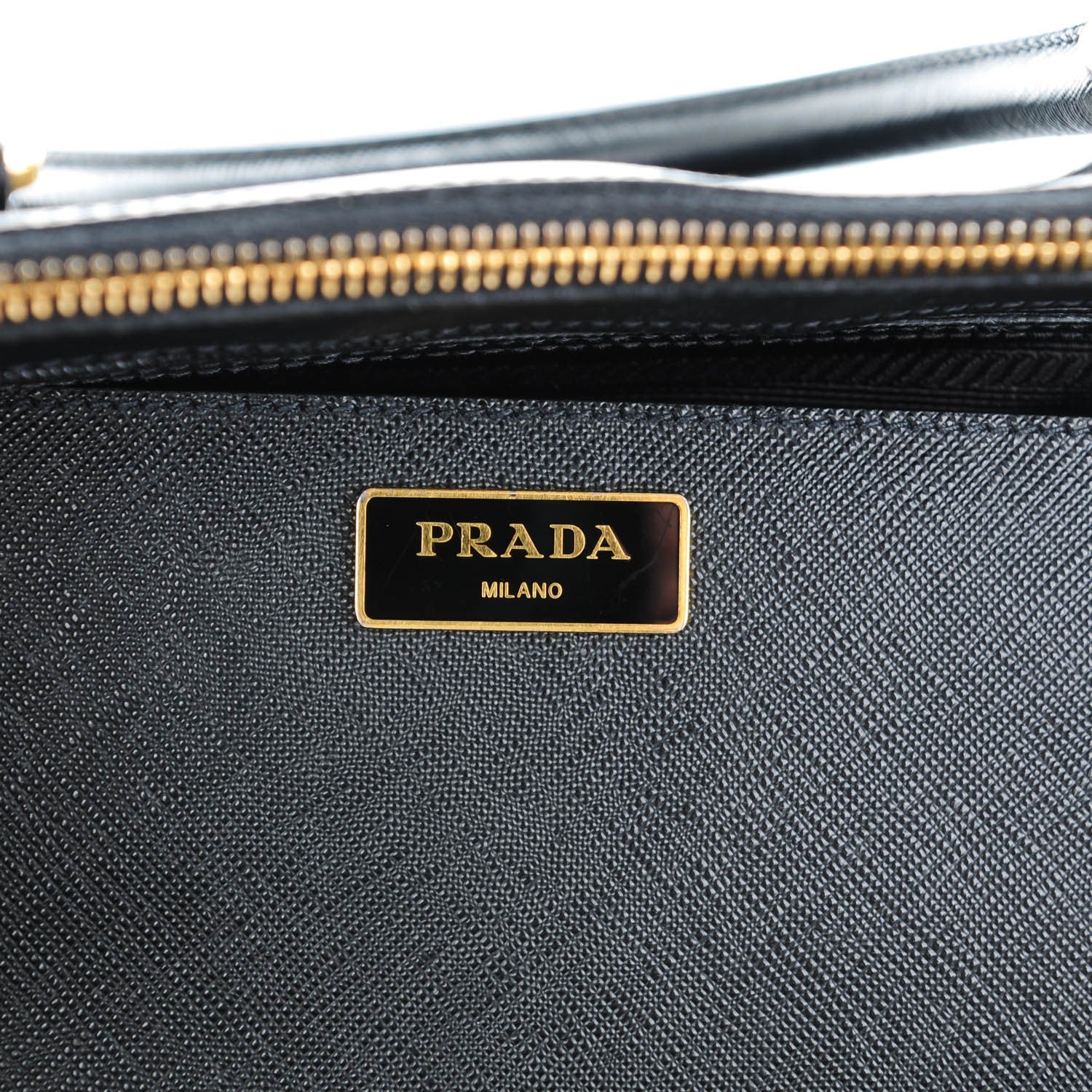 Prada Saffiano Medium Galleria Double Zip Tote Black 7 of 8