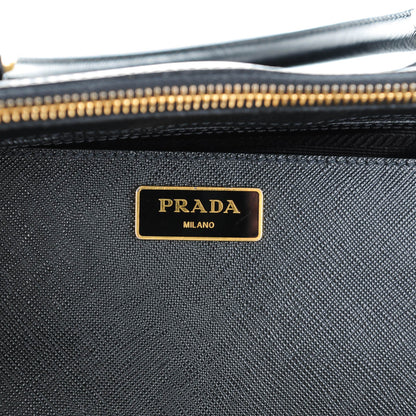 Prada Saffiano Medium Galleria Double Zip Tote Black 7 of 8