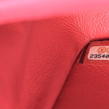 Chanel Caviar Quilted Mini Rectangular Flap Dark Pink 7 of 11