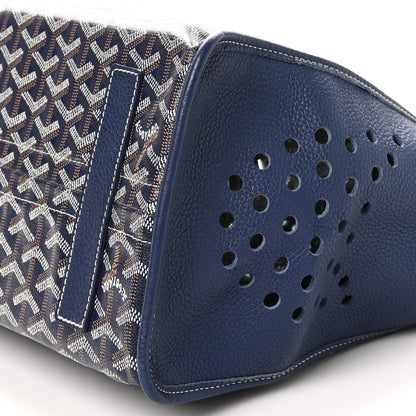 Goyard Goyardine Sac Hardy Pet Carrier PM Navy 10 of 10