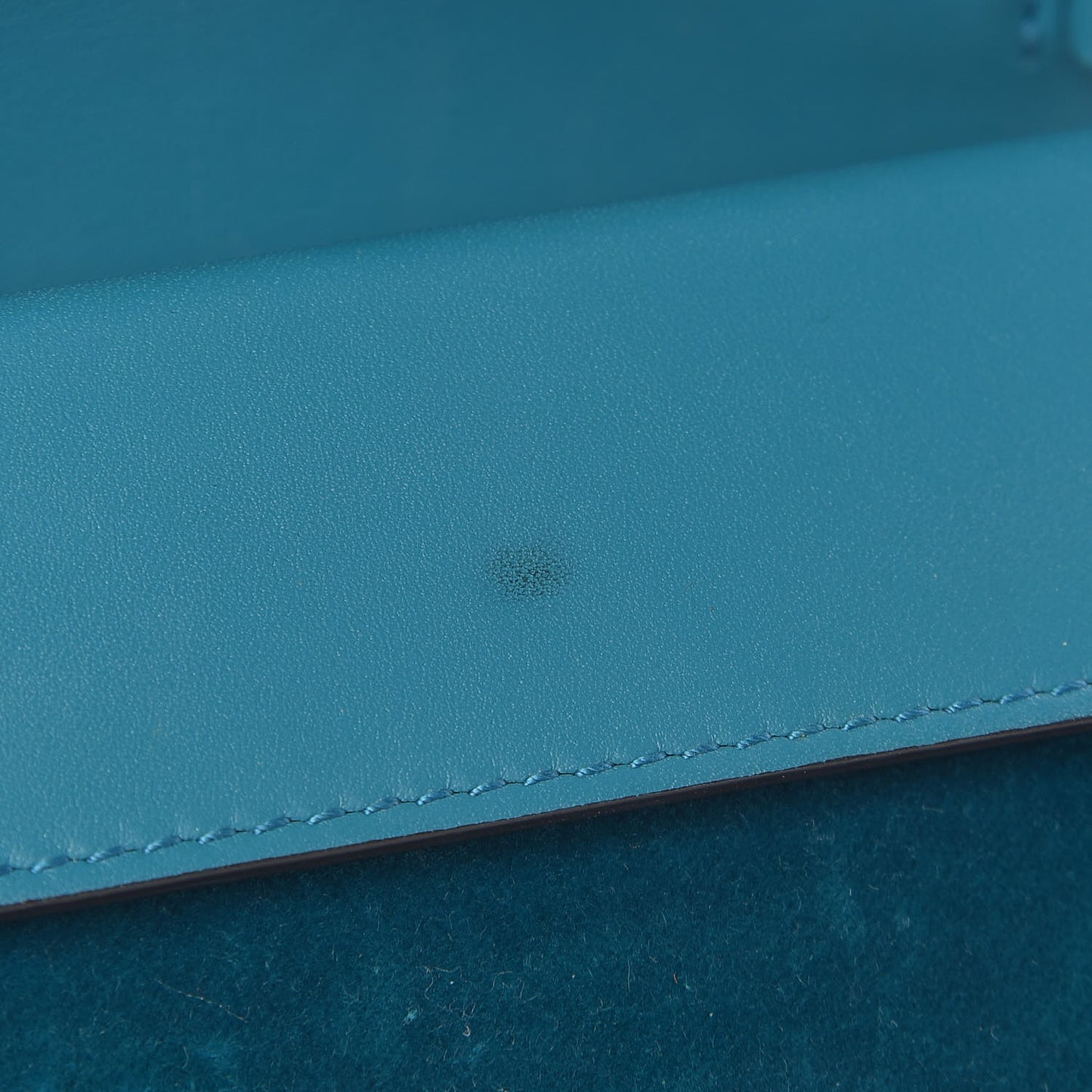 Velvet Super Mini Dionysus Shoulder Bag Pavone Cyan