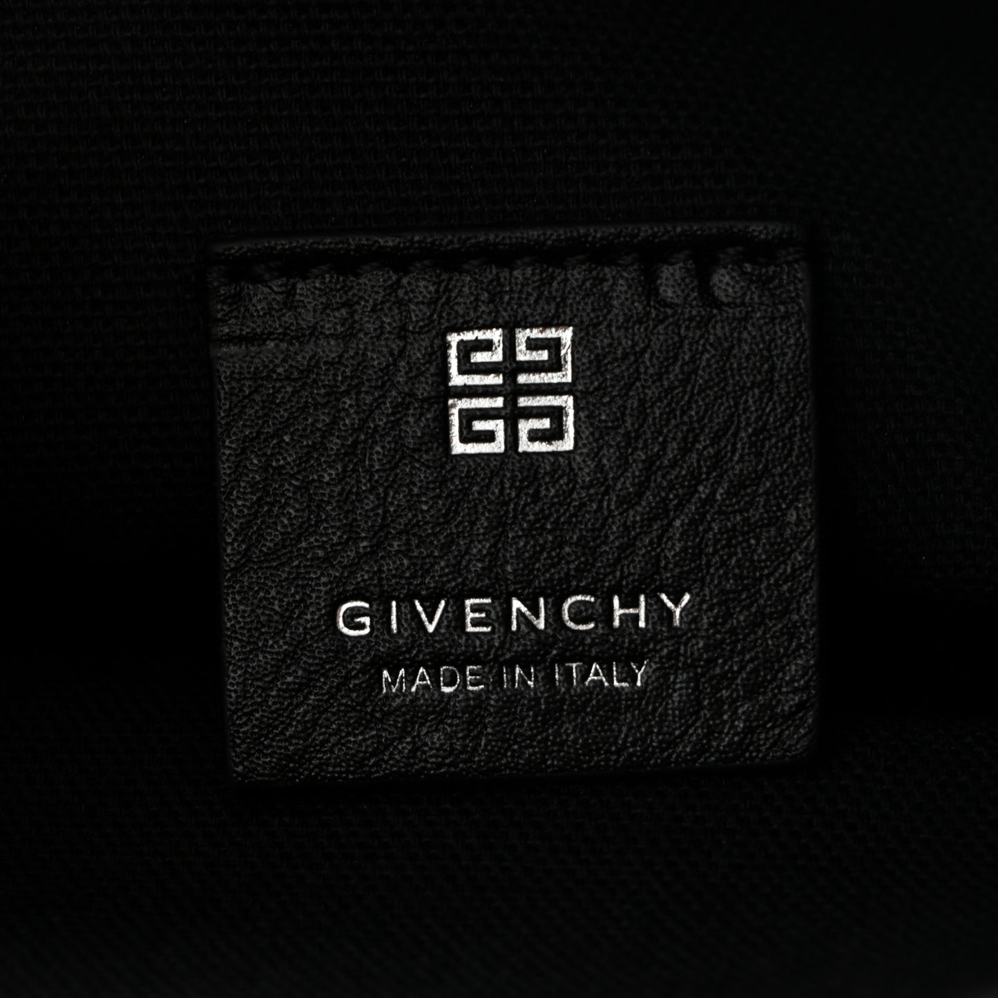 Tumbled Calfskin Nano Voyou Bag Black