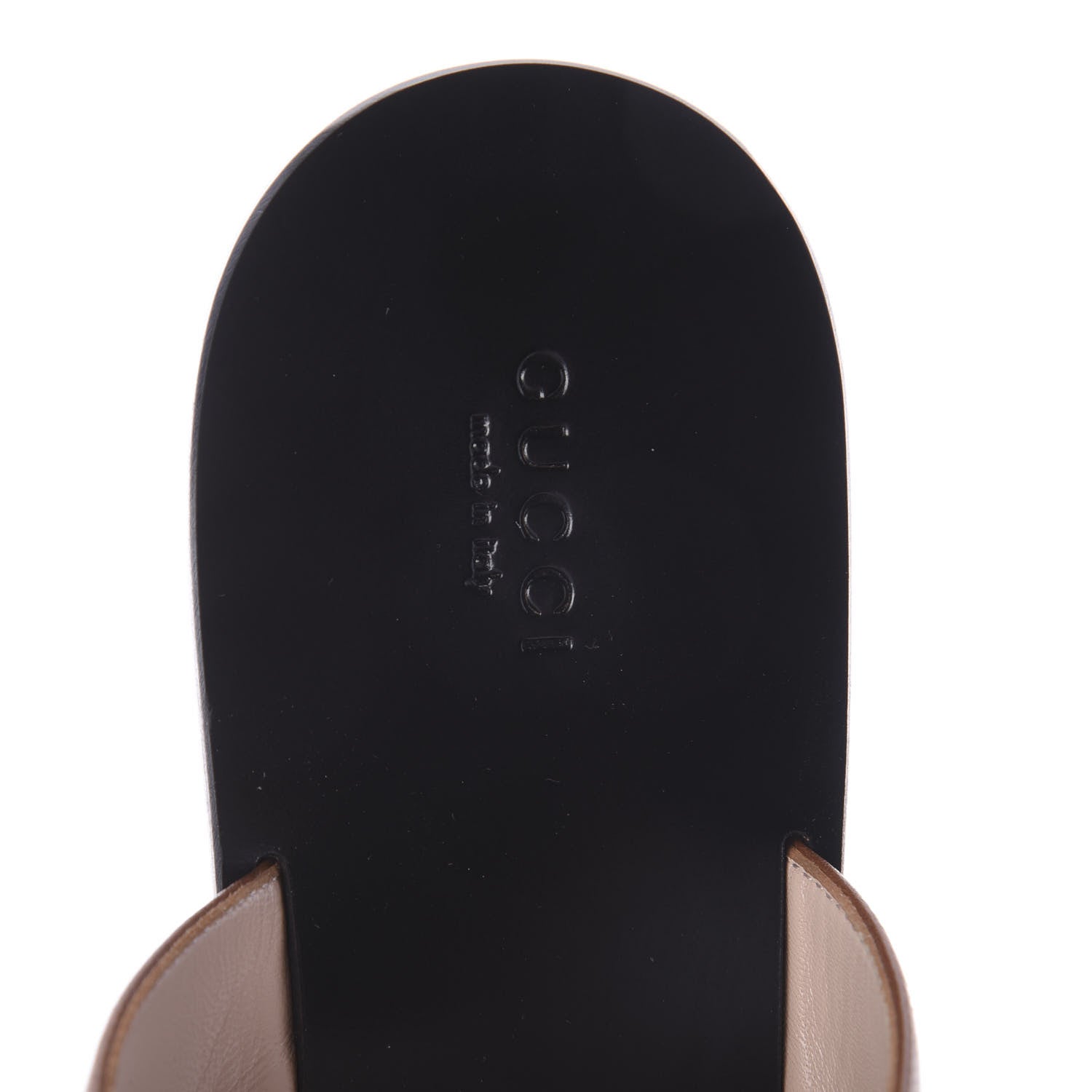 Gucci Calfskin GG Marmont Thong Sandals 40.5 Cognac 4 of 6