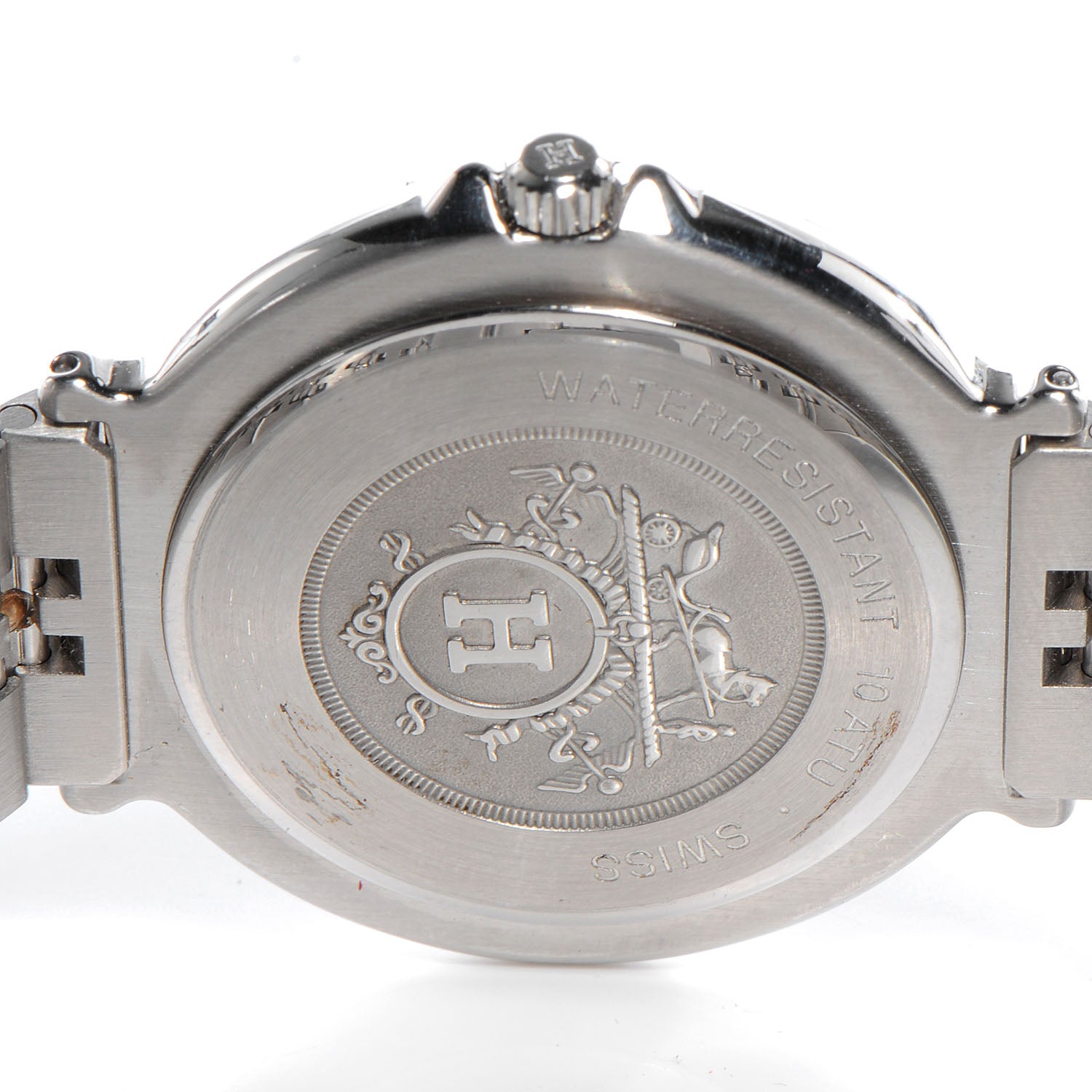 Hermes Stainless Steel 27mm Captain Nemo Quartz Watch Gold 5 of 5