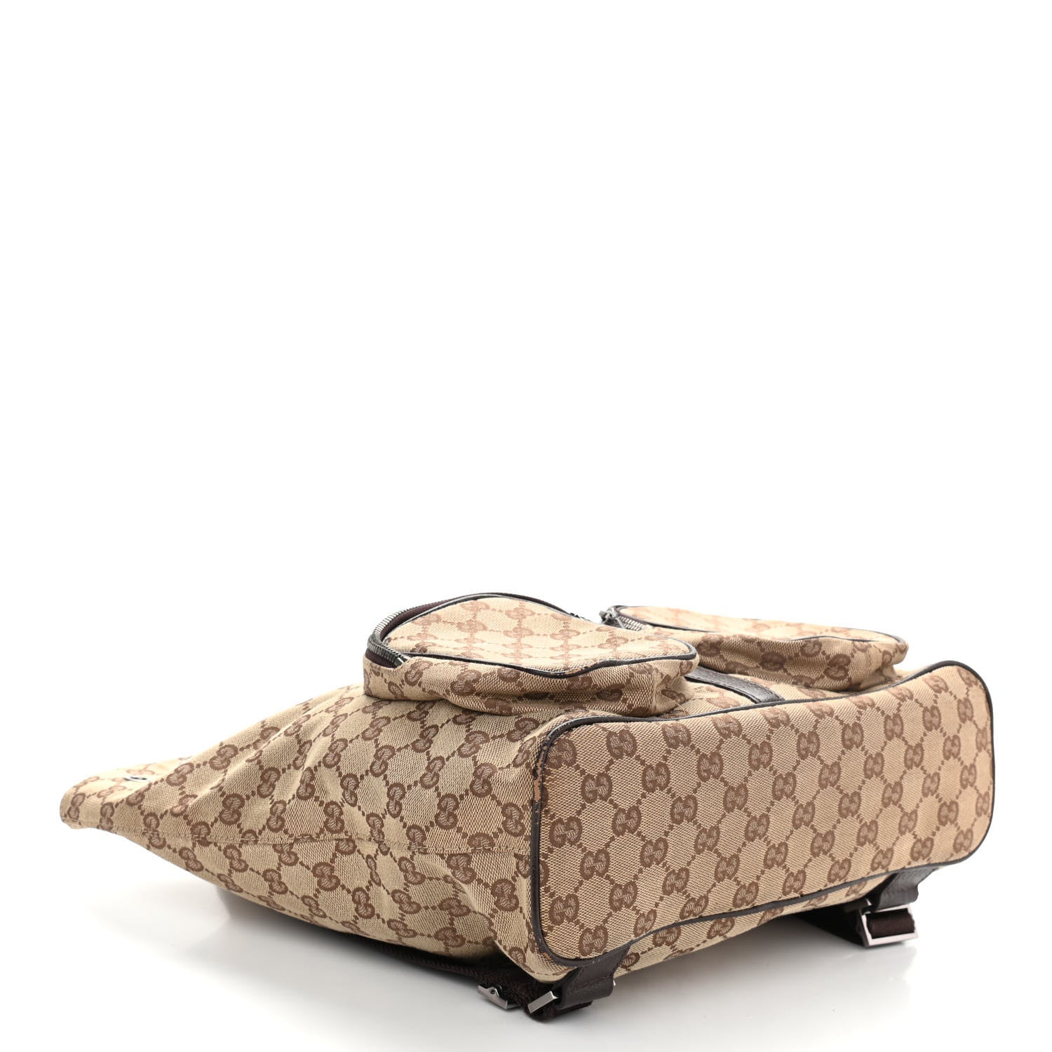 Gucci Monogram Backpack Dark Brown 4 of 17