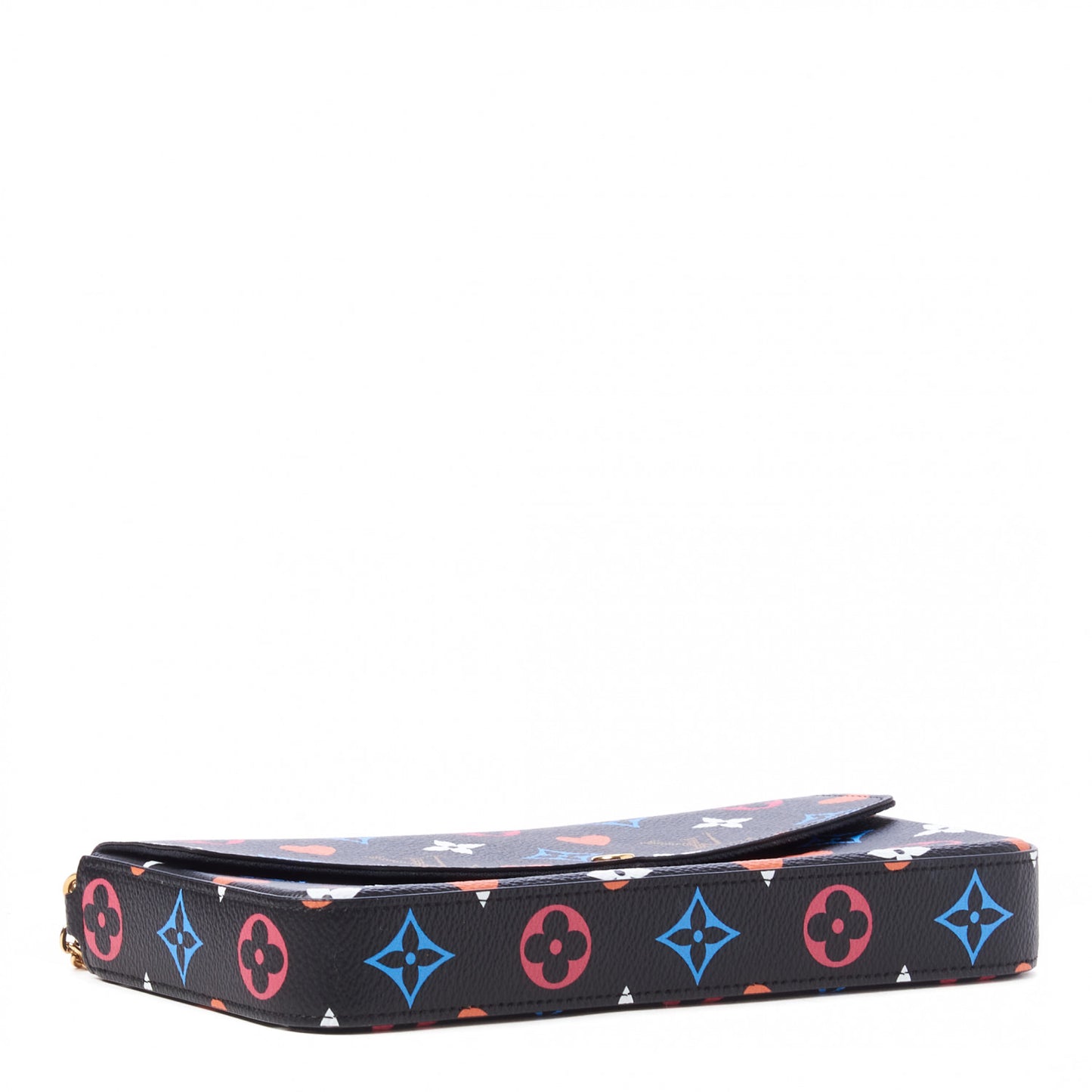 Game On Felicie Chain Wallet Black