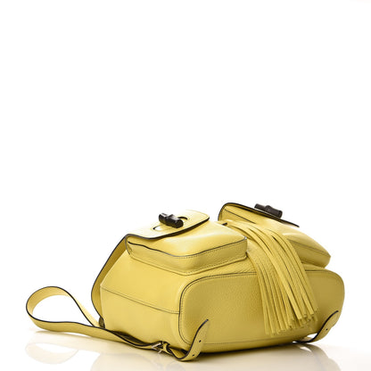 Gucci Cellarius Calfskin Medium Bamboo Backpack Mimosa Flower 4 of 8