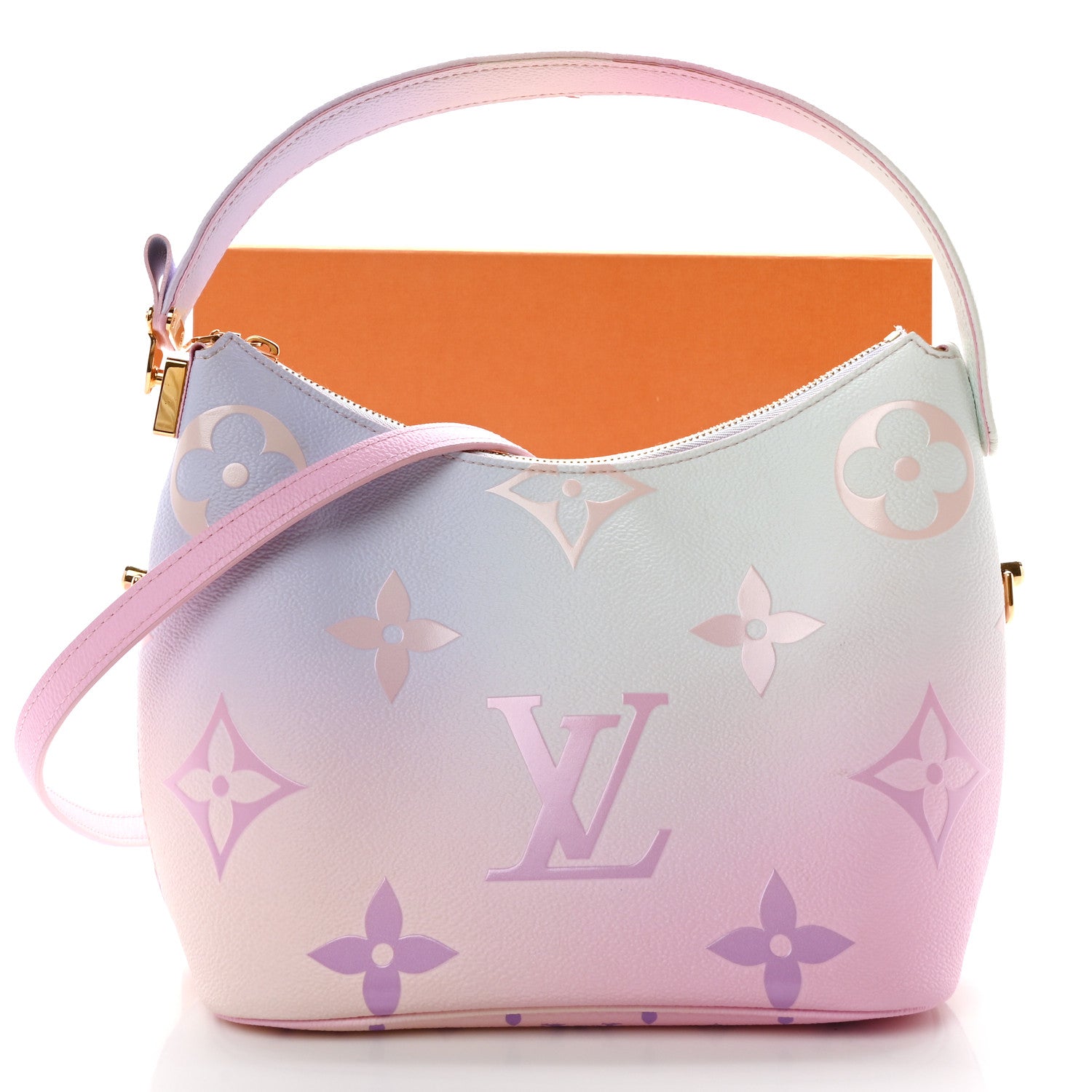 Louis Vuitton Monogram Giant Spring In The City Marshmallow Hobo PM Sunrise Pastel 10 of 10