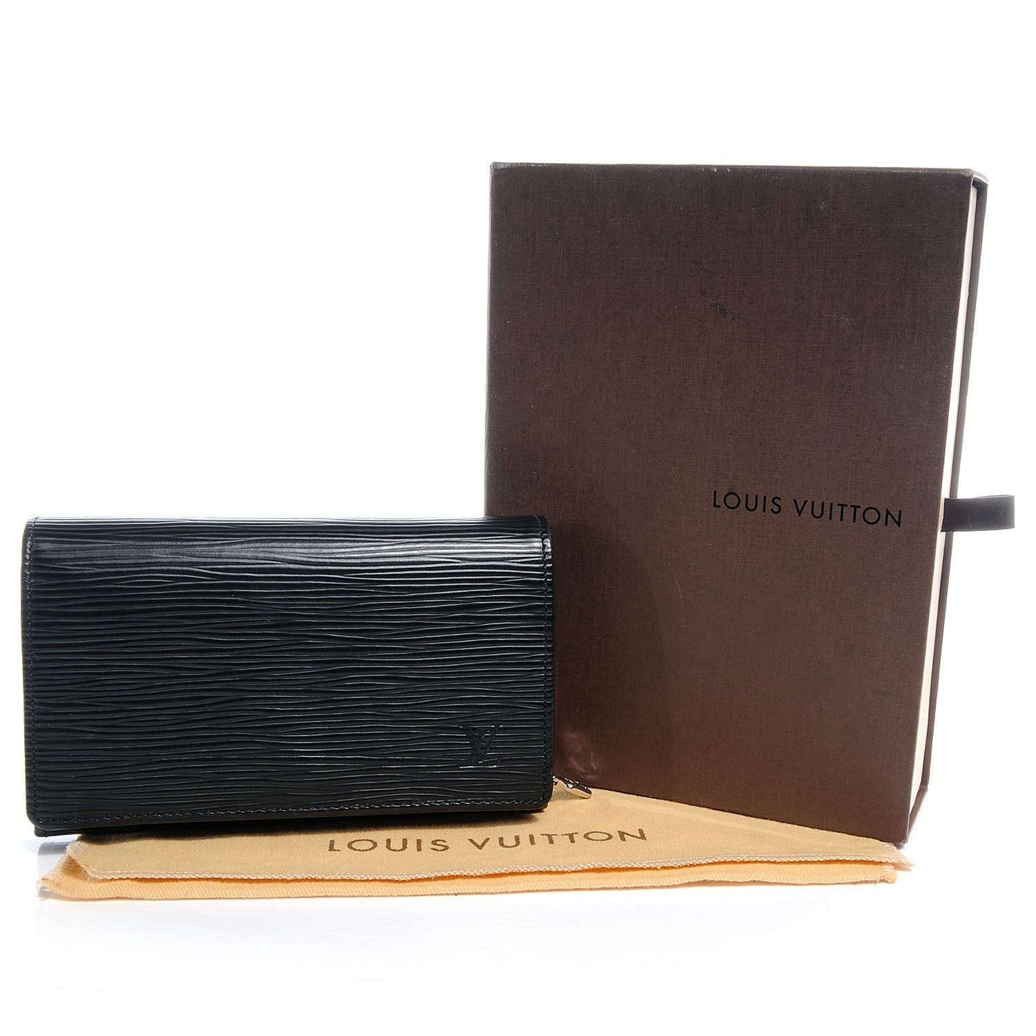 Louis Vuitton Epi Tresor Wallet Black 5 of 8
