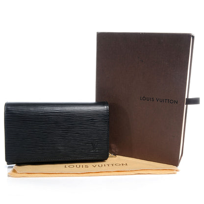 Louis Vuitton Epi Tresor Wallet Black 5 of 8