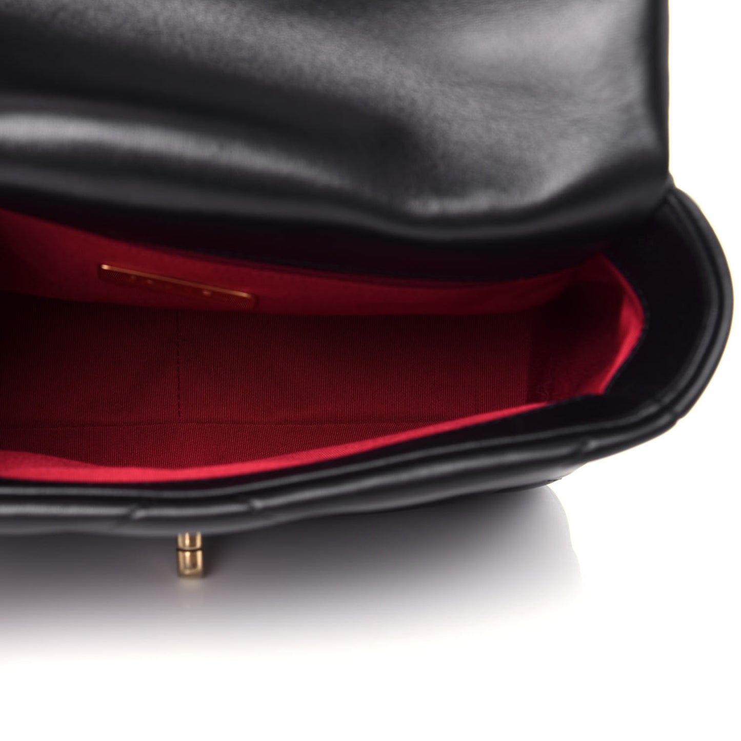 Lambskin Quilted Medium Chanel 19 Flap Black