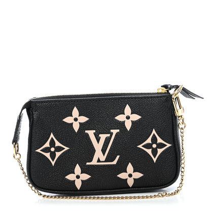 Louis Vuitton Empreinte Monogram Giant Mini Pochette Accessories Black 1 of 4