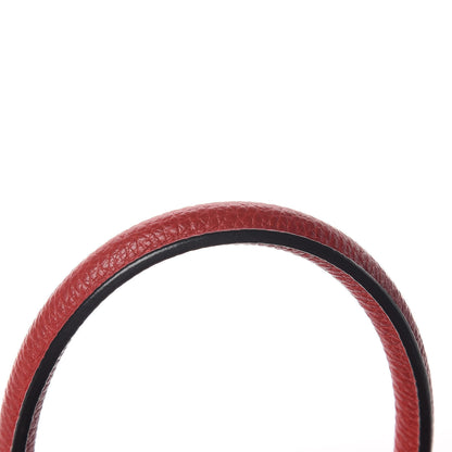 Celine Drummed Calfskin Nano Luggage Red 13 of 13