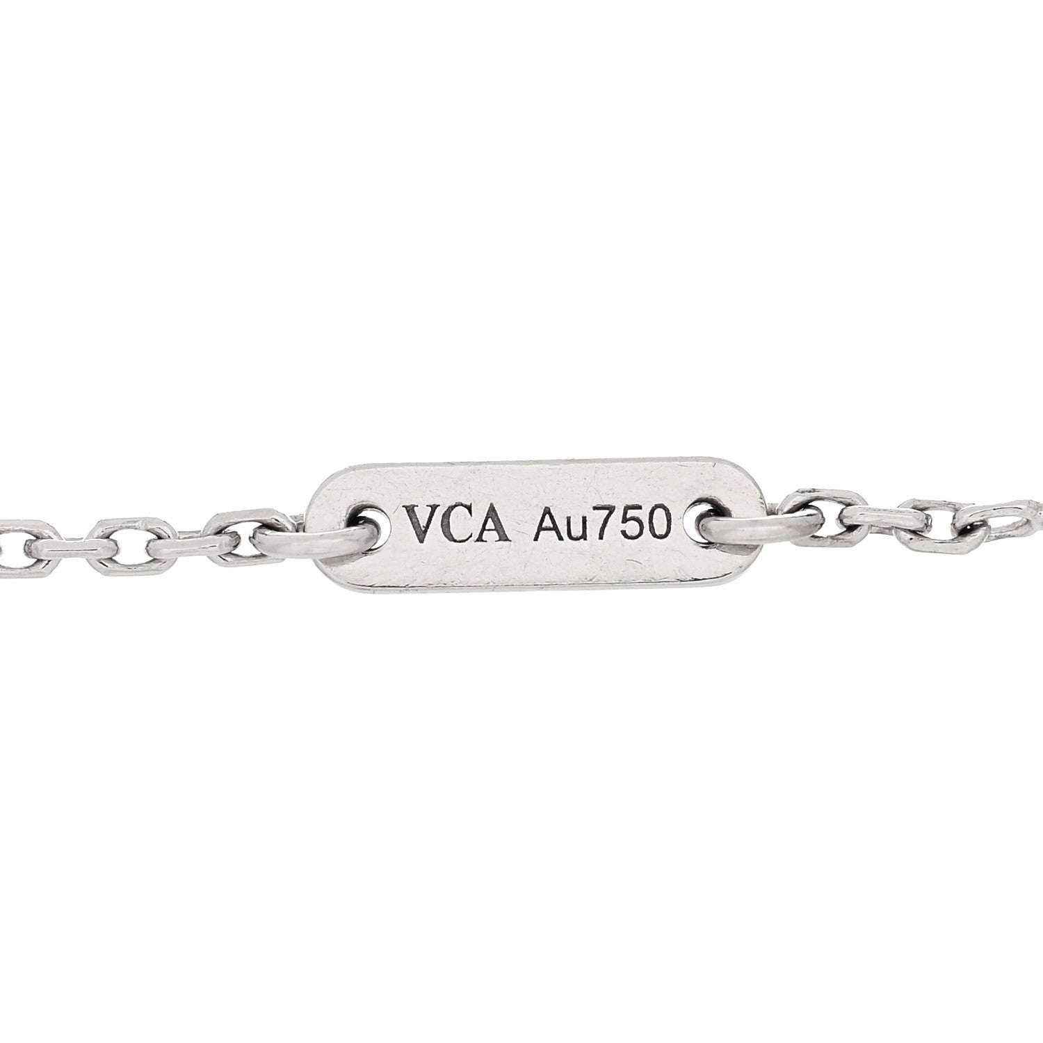 Van Cleef & Arpels 18K White Gold Turquoise Sweet Alhambra Butterfly Bracelet 3 of 4