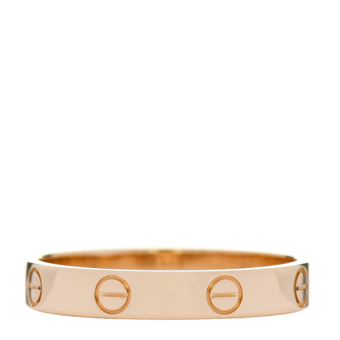 18K Yellow Gold 3.5mm LOVE Wedding Band Ring 61 9.5