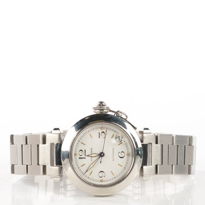 Cartier Stainless Steel 35mm Pasha C Automatic Watch 3 of 9