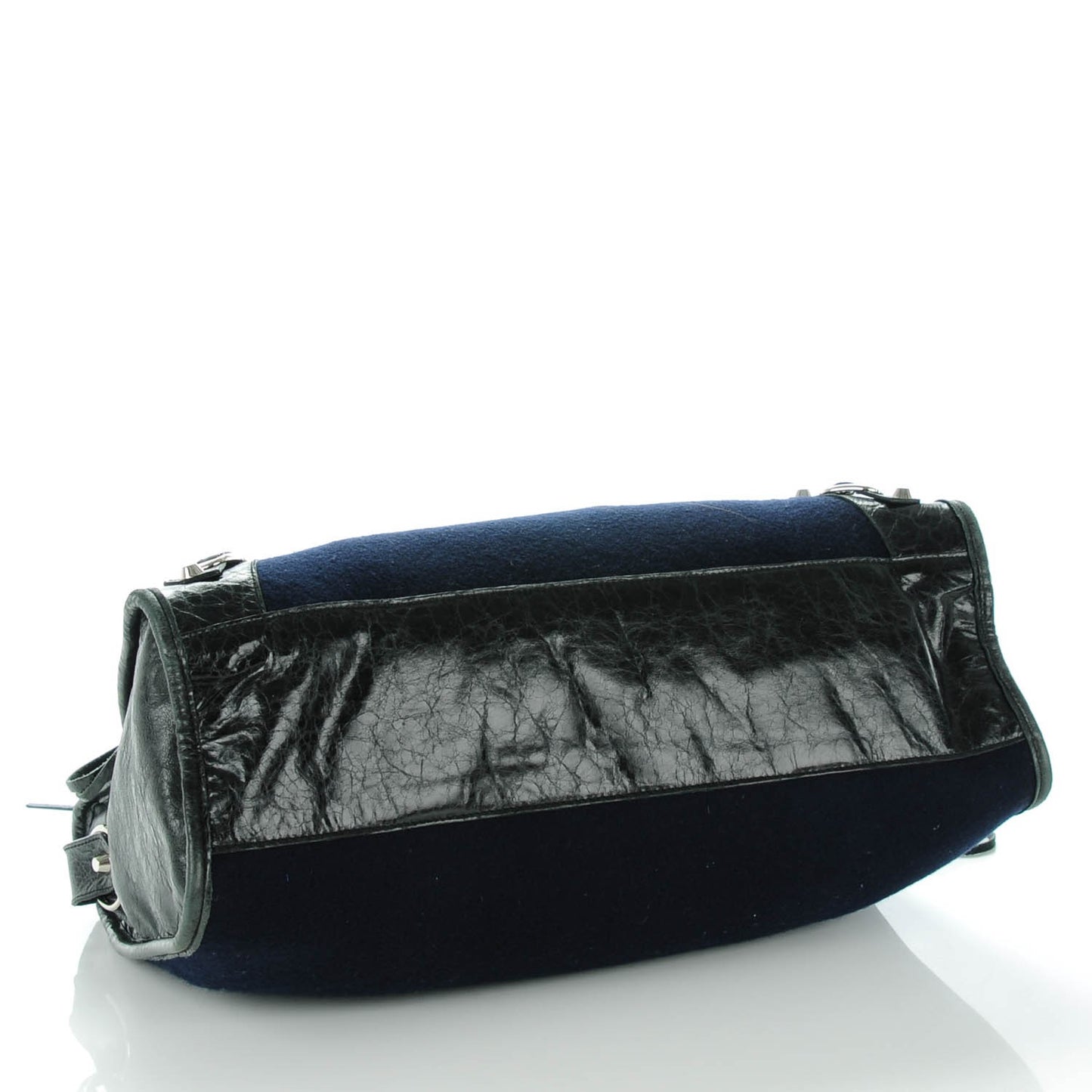 Chevre Wool Classic Silver Hardware City Black