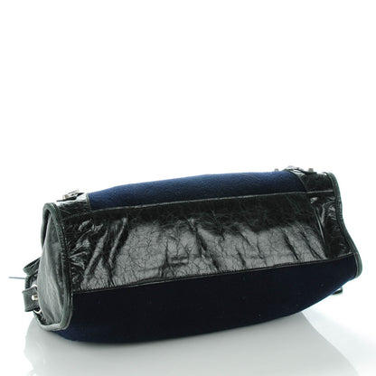Balenciaga Chevre Wool Classic Silver Hardware City Black 4 of 7