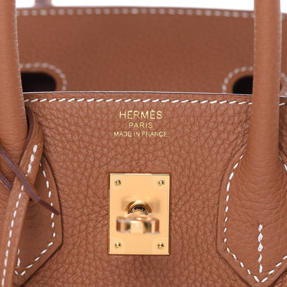Hermes Togo Birkin 25 Gold 8 of 31