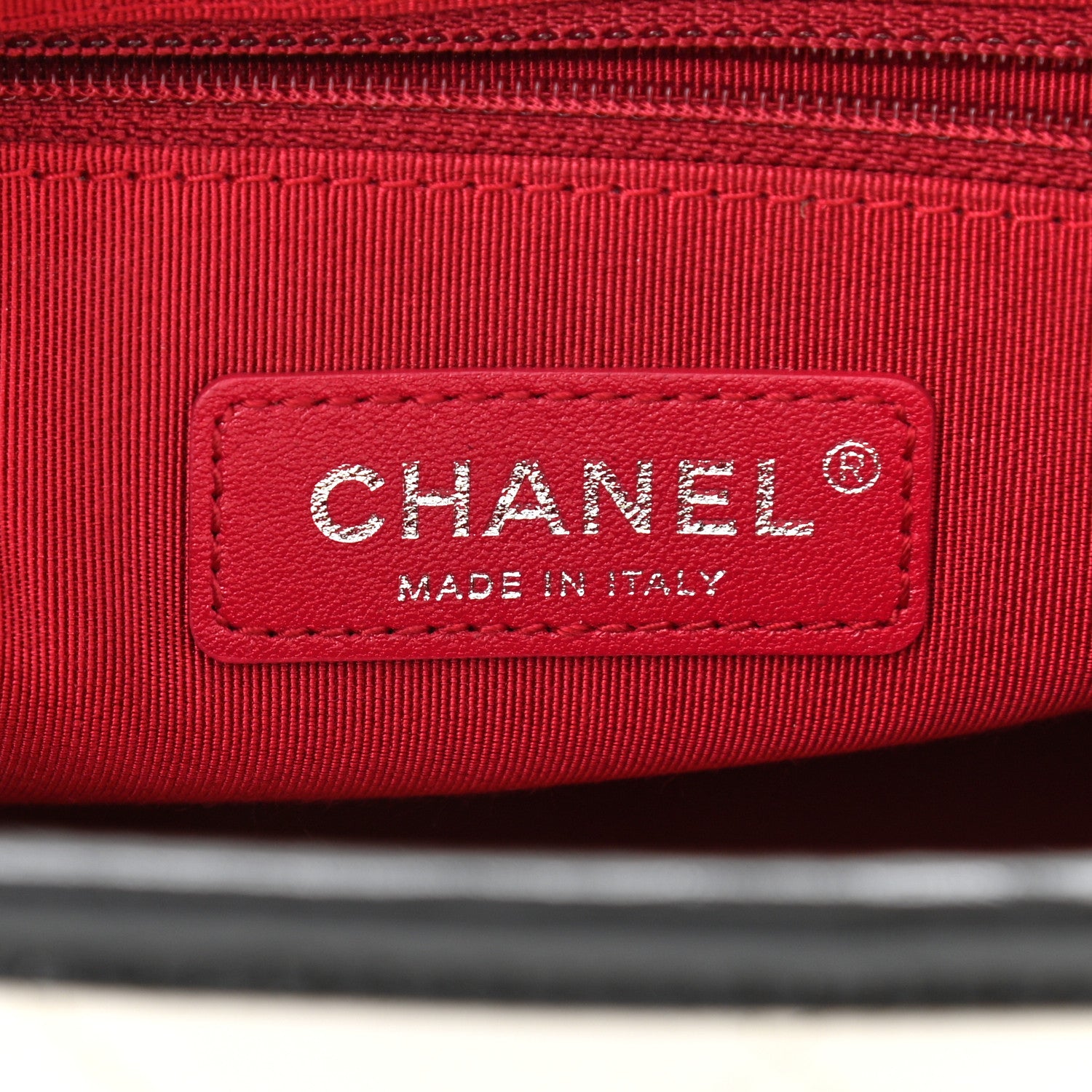 Chanel Aged Calfskin Quilted Medium Gabrielle Hobo Black White 10 of 21