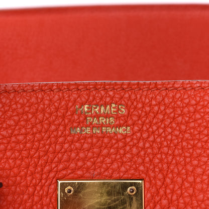 Hermes Togo Birkin 35 Capucine 16 of 21