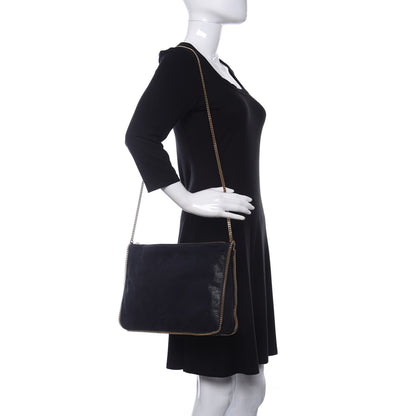Stella McCartney Shaggy Deer Falabella Messenger Black 2 of 11