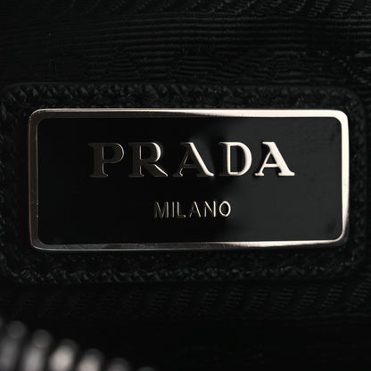 Prada Re-Nylon Saffiano Pocket Zippered Shoulder Bag Black 6 of 11