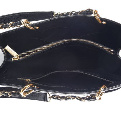 Chanel Caviar Quilted Grand Shopping Tote GST Black 5 of 9