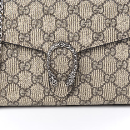 Gucci GG Supreme Monogram Mini Dionysus Chain Wallet Beige Taupe 10 of 10