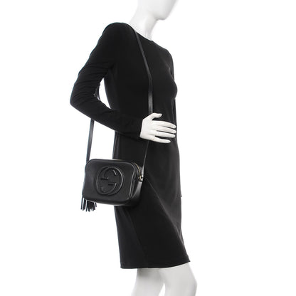 Gucci Pebbled Calfskin Small Soho Disco Bag Black 2 of 7