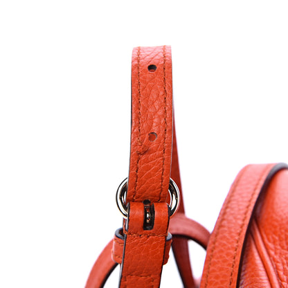 Gucci Pebbled Calfskin Small Soho Disco Bag Sun Orange 10 of 11