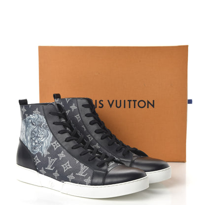 Louis Vuitton Savane Monogram Chapman Lion Sneakers 11 Encre 9 of 9