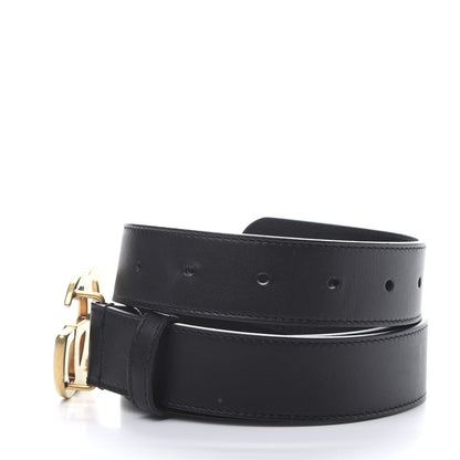 Gucci Calfskin Double G 30mm Belt 85 34 Black 4 of 7