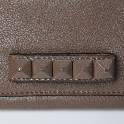 Valentino Garavani Pebbled Calfskin Va Va Voom Shoulder Bag Brown 9 of 9