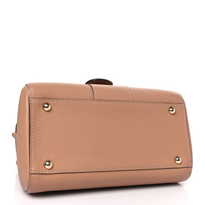 Delvaux Grained Calfskin Mini Brillant Satchel Nude 4 of 9