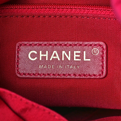 Chanel Suede Fringe Drawstring Bag Fuchsia 6 of 10