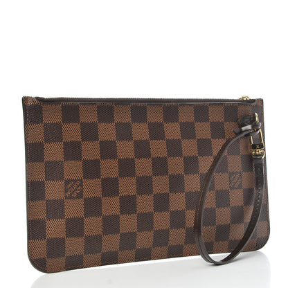 Louis Vuitton Damier Ebene Neverfull MM GM Pochette 3 of 8