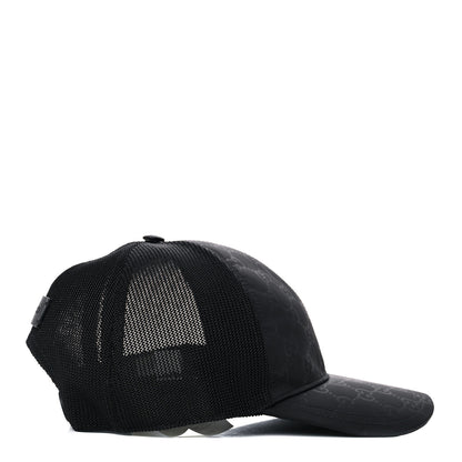 Gucci Nylon Monogram Baseball Hat M Black 5 of 10