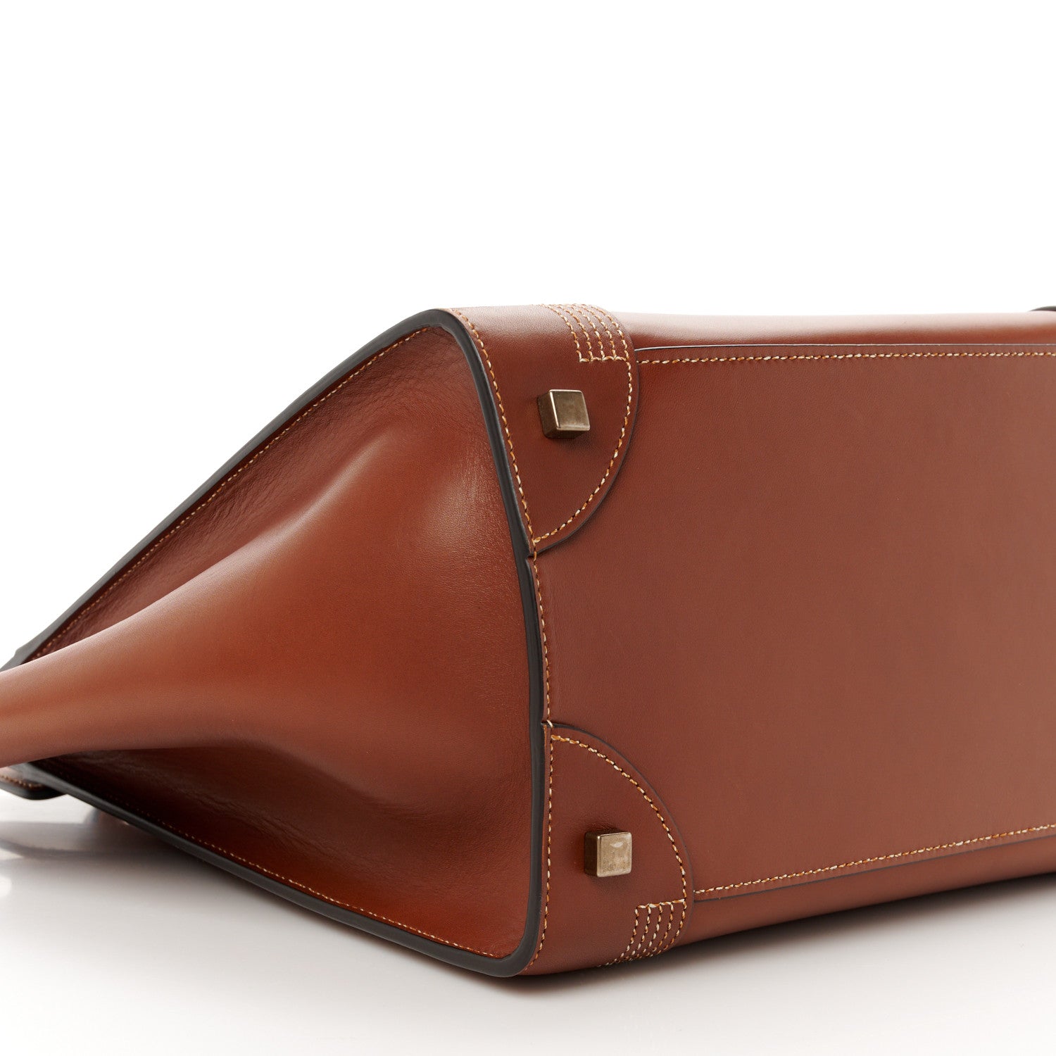 Celine Baby Calfskin Mini Luggage Havana 9 of 10