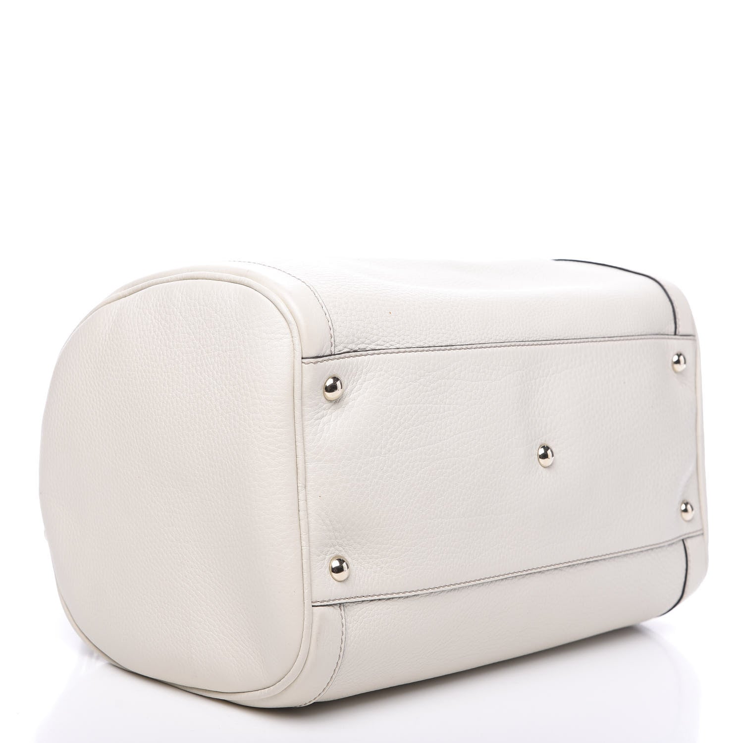 Gucci Pebbled Calfskin Medium Soho Boston Off White 3 of 11