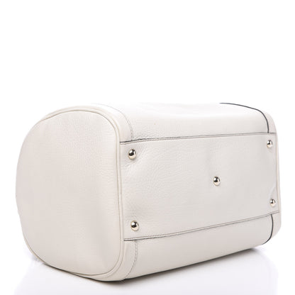 Gucci Pebbled Calfskin Medium Soho Boston Off White 3 of 11