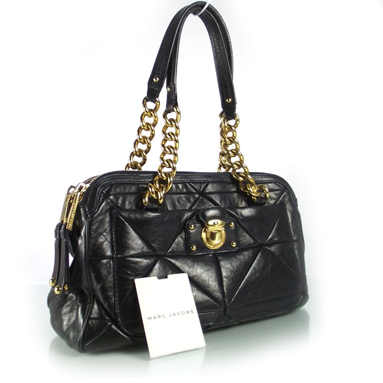 Marc Jacobs Leather Patchwork Ines Tote Black 3 of 9