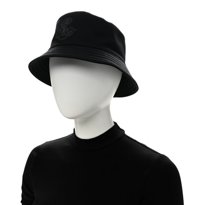 Hermes Cotton Embroidered Harper Emile Bucket Hat 59 Black 2 of 8