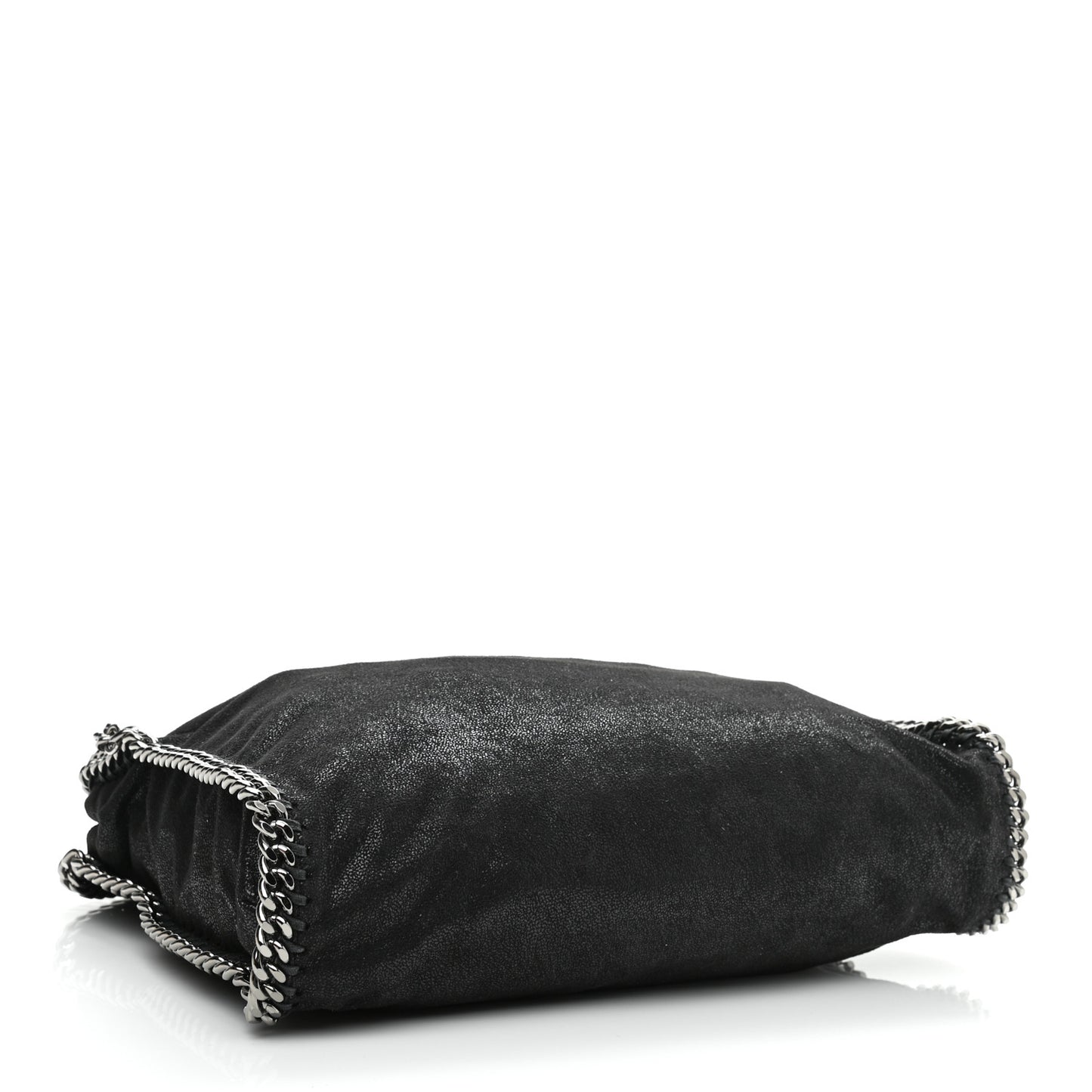Shaggy Deer Falabella Fold Over Tote Black