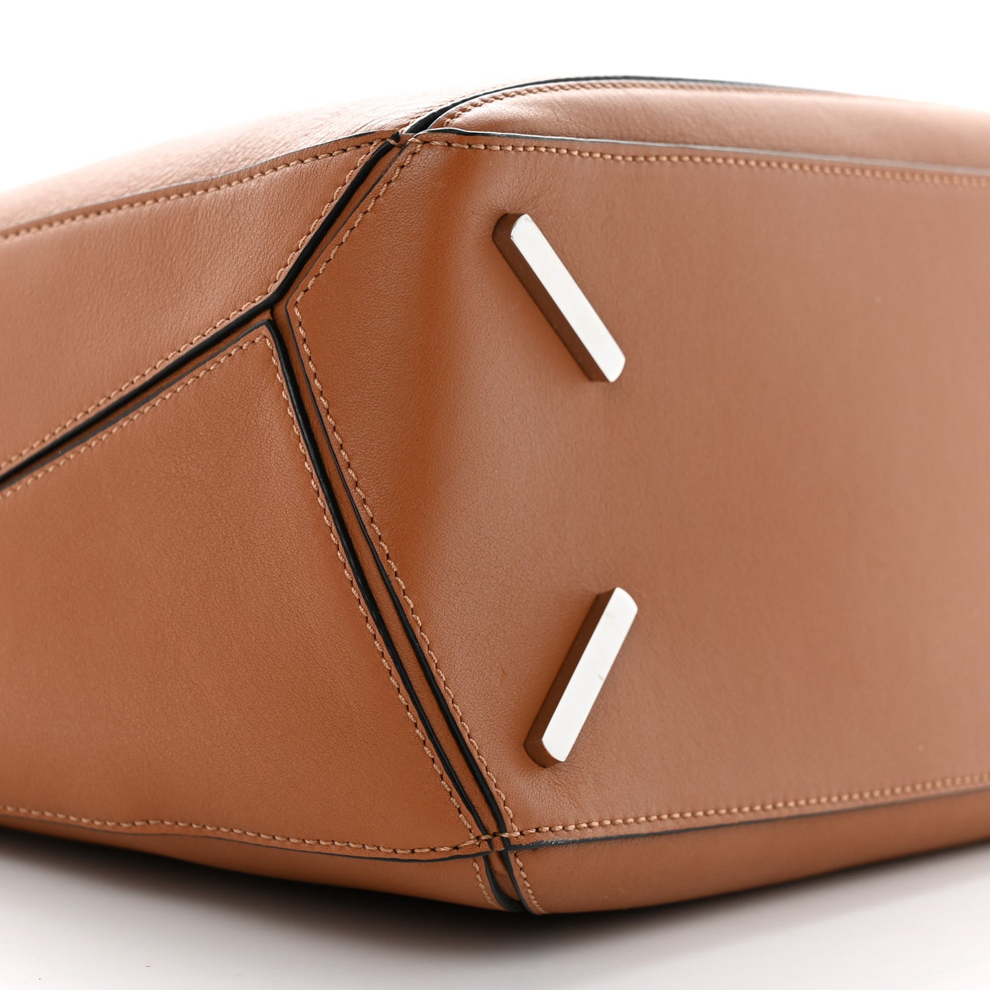 Calfskin Medium Puzzle Bag Tan