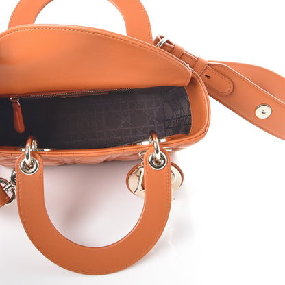 Christian Dior Lambskin Cannage Small My Lady Dior Tan 5 of 7