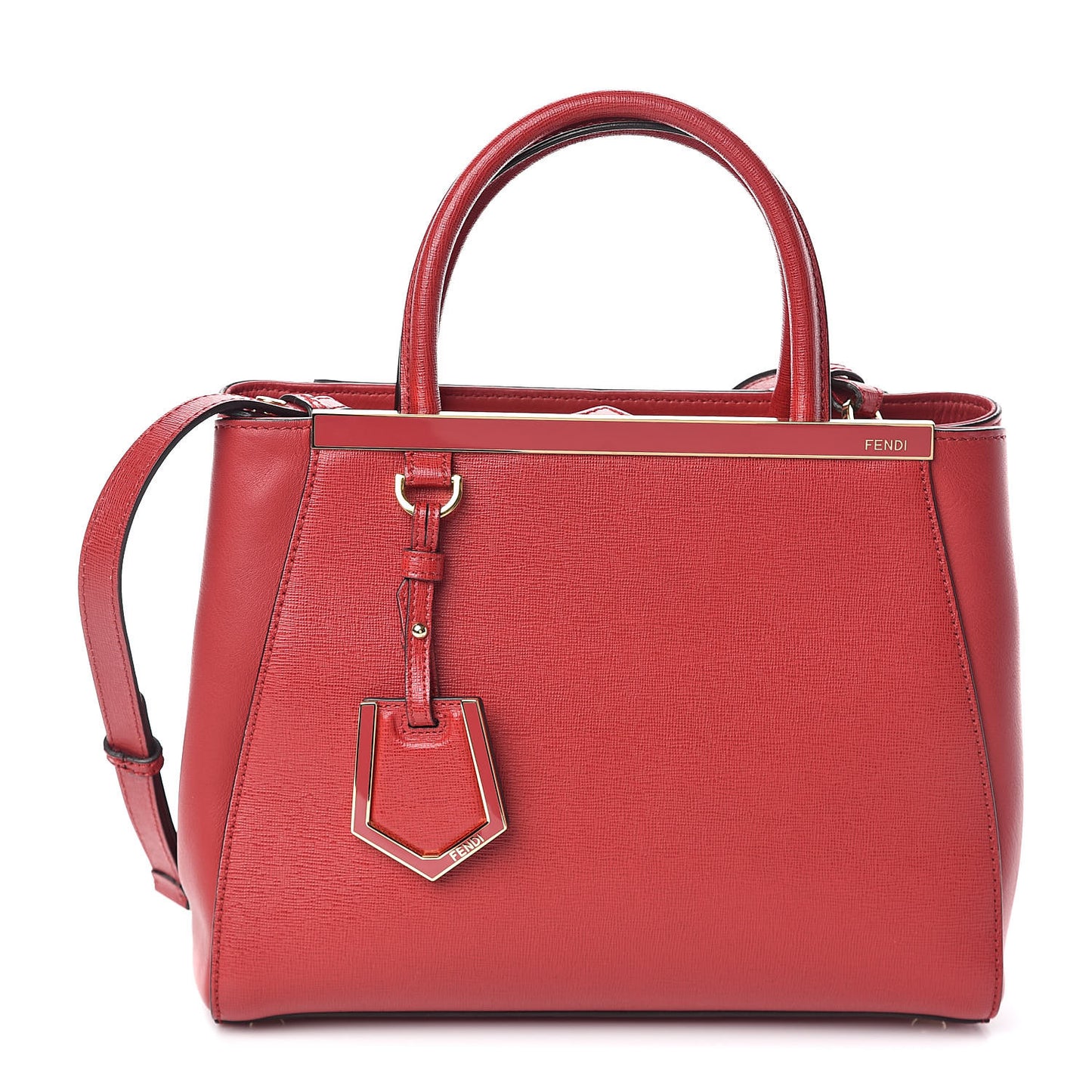 Vitello Elite Flamingo Petite 2Jours Tote Mattone